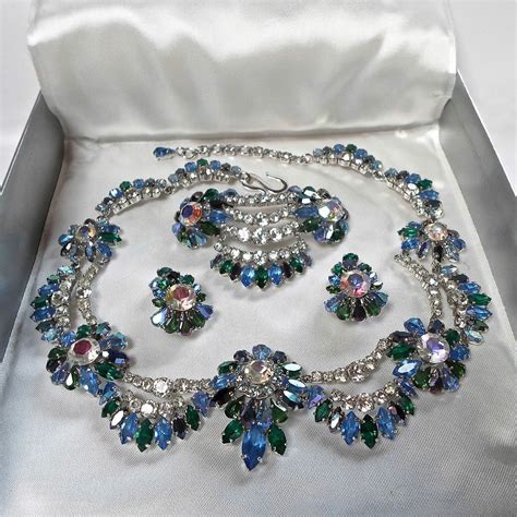 rhinestone dior necklace|dior pink and blue jewelry.